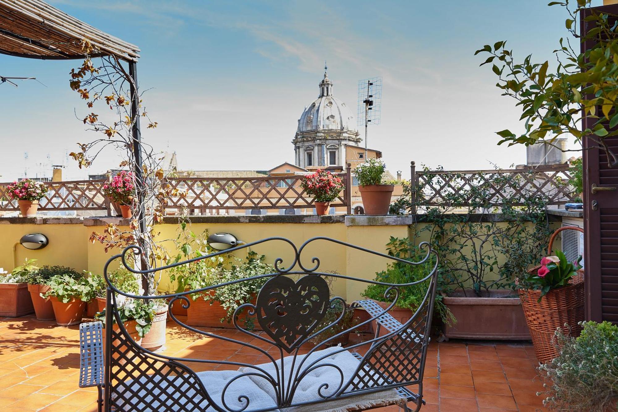 Trasteverehome - Attic Terrace Center Of Rome Baroque מראה חיצוני תמונה